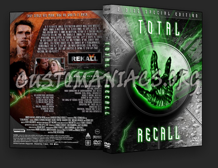 Total Recall (Version 2) dvd cover