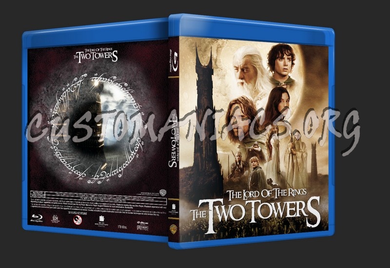 The Lord of the Rings: The Two Towers blu-ray cover
