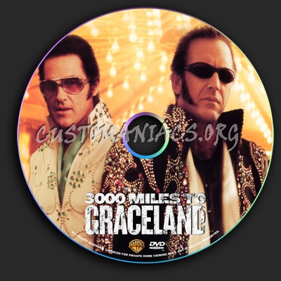 3000 Miles to Graceland dvd label