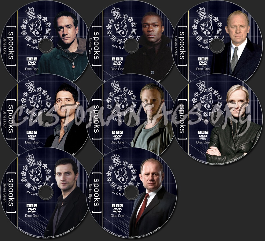 Spooks - TV Collection dvd label