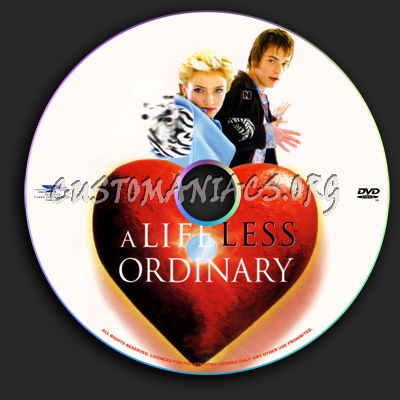 A Life Less Ordinary dvd label