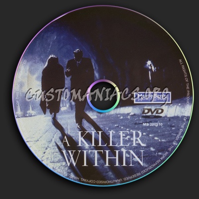 A Killer Within dvd label