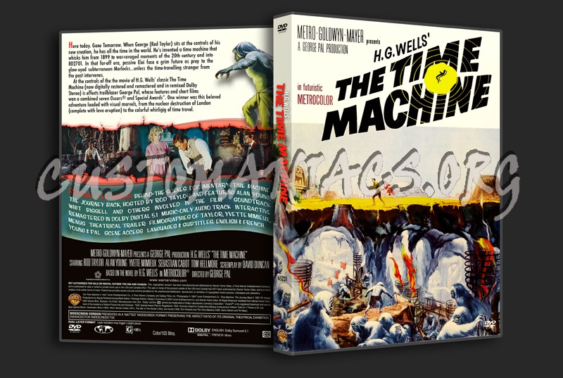 The Time Machine (1960) dvd cover