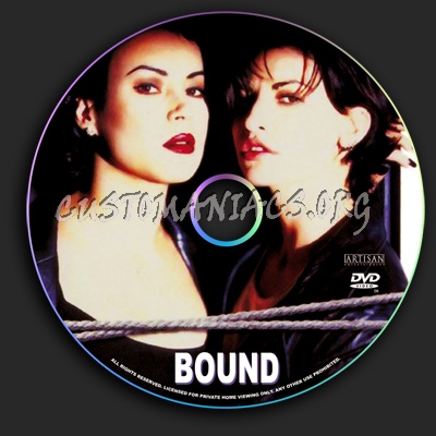 Bound dvd label