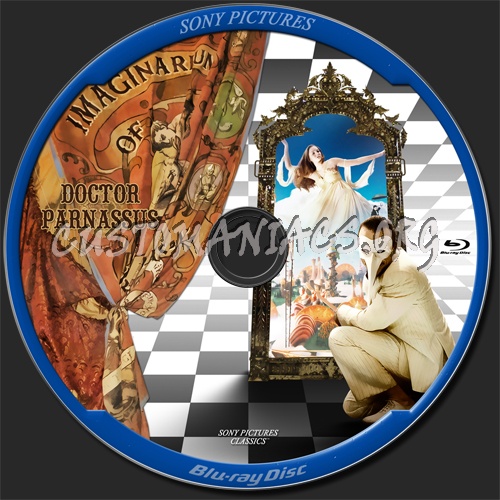 The Imaginarium Of Doctor Parnassus blu-ray label