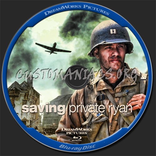 Saving Private Ryan blu-ray label