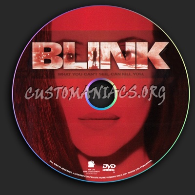 Blink dvd label