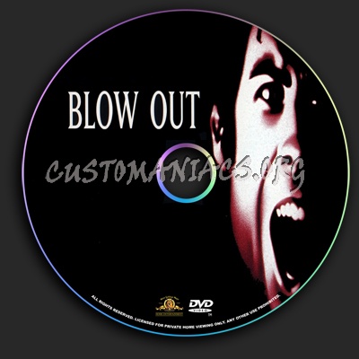 Blow Out dvd label