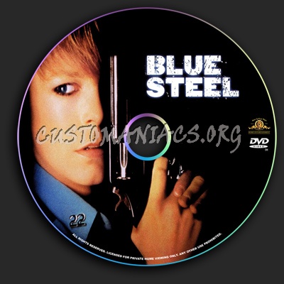 Blue Steel dvd label