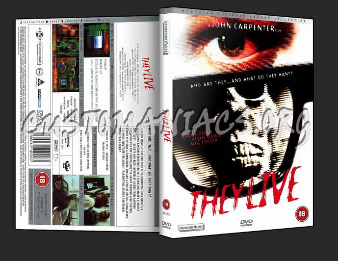 They Live dvd cover