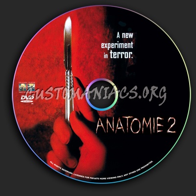 Anatomie 2 dvd label