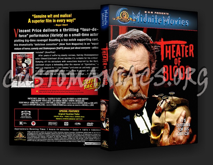 Theater of Blood dvd cover