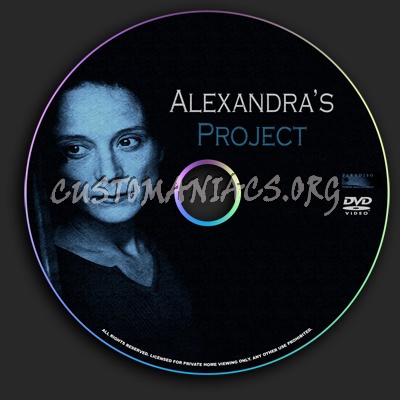 Alexandra's Project dvd label