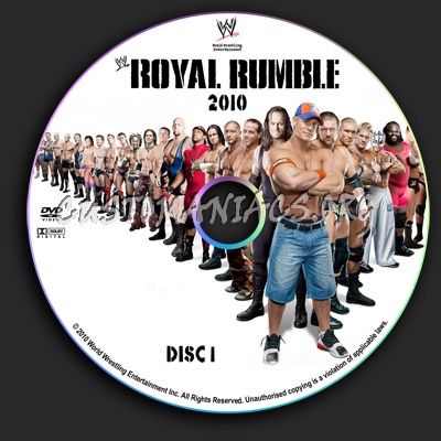 WWE - Royal Rumble 2010 dvd label