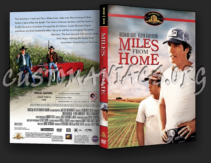 Miles From Home dvd cover