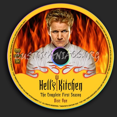 Hell's Kitchen - Season 1 dvd label