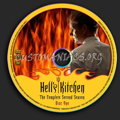 Hell's Kitchen - Season 2 dvd label