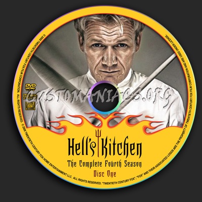 Hell's Kitchen - Season 4 dvd label