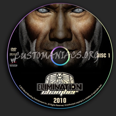 WWE - Elimination Chamber 2010 dvd label