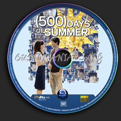 500 Days Of Summer blu-ray label