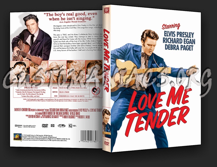 Love Me Tender dvd cover