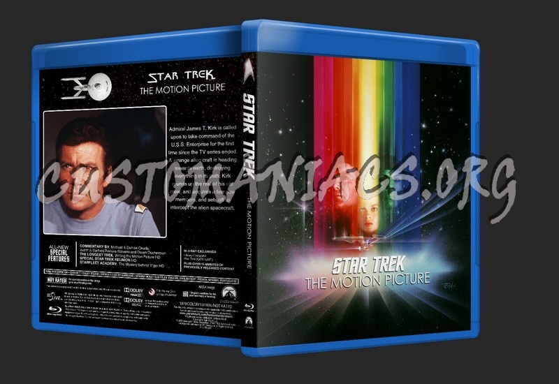 Star Trek: The Motion Picture blu-ray cover