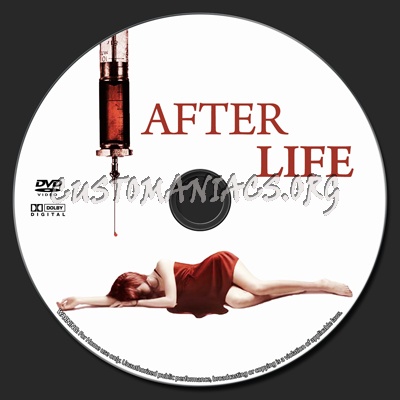 After.Life dvd label