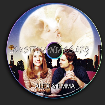 Alex and Emma dvd label