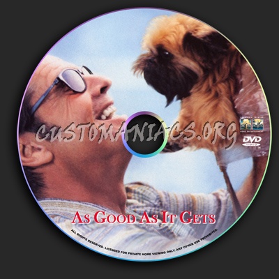 As Good as it Gets dvd label