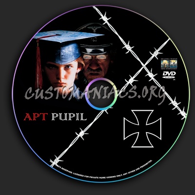 Apt Pupil dvd label