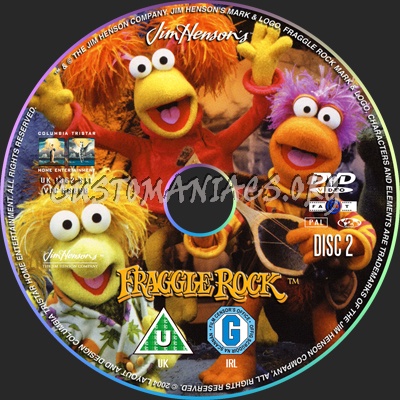 Fraggle Rock Disc 2 dvd label