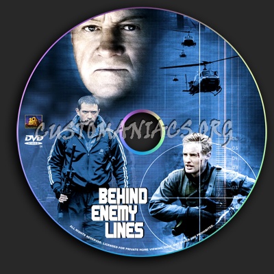 Behind Enemy Lines dvd label