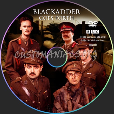 BlackAdder The Fourth dvd label