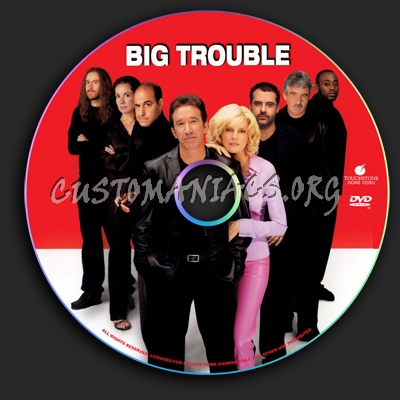 Big Trouble dvd label