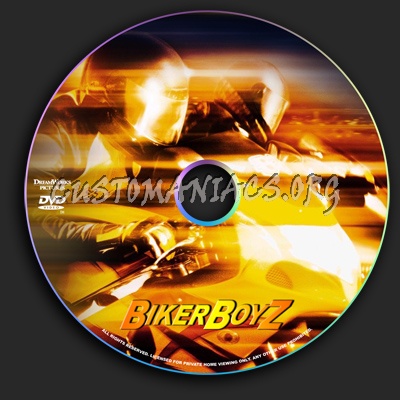 Biker Boyz dvd label