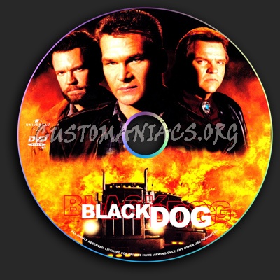 Black Dog dvd label