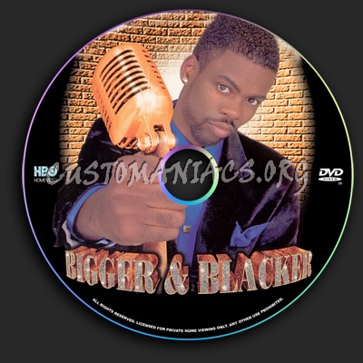 Chris Rock Bigger Blacker dvd label