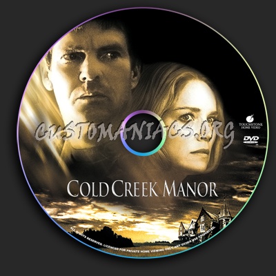 Cold Creek Manor dvd label