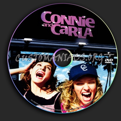 Connie and Carla dvd label
