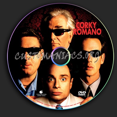 Corky Romano dvd label