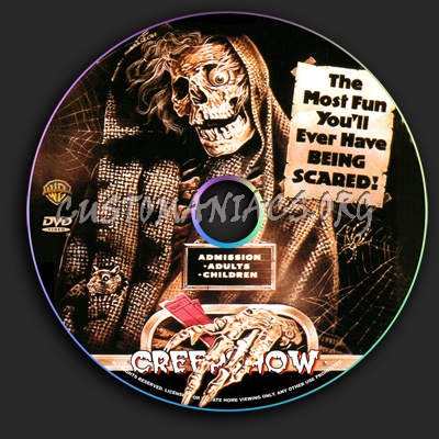 Creepshow dvd label