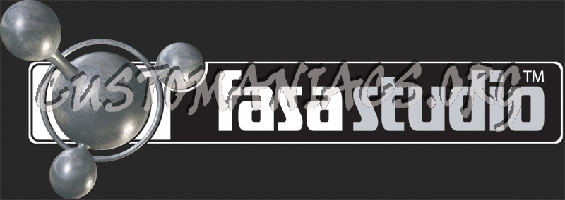 fasa studio logo color on blue 