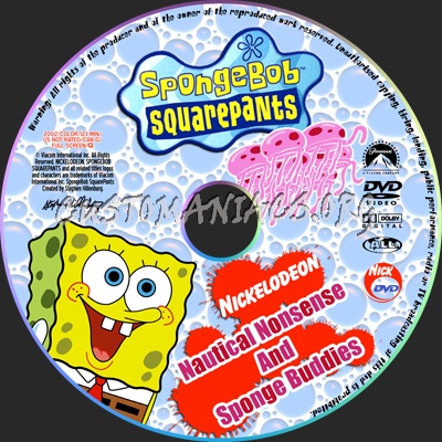 Spongebob Squarepants - Nautical Nonsense dvd label