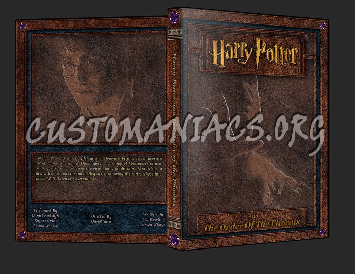 Harry Potter - The Order of The Phoenix dvd cover