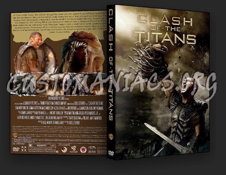 Clash Of The Titans dvd cover