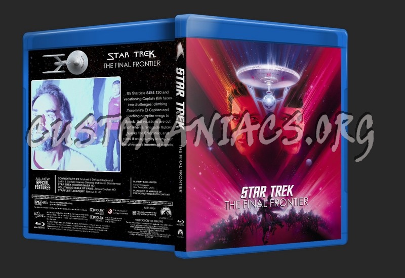 Star Trek: The Final Frontier blu-ray cover