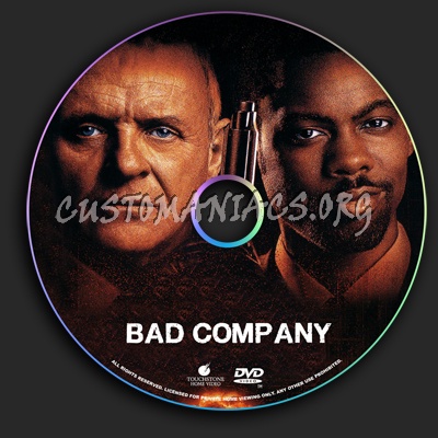 Bad Company dvd label