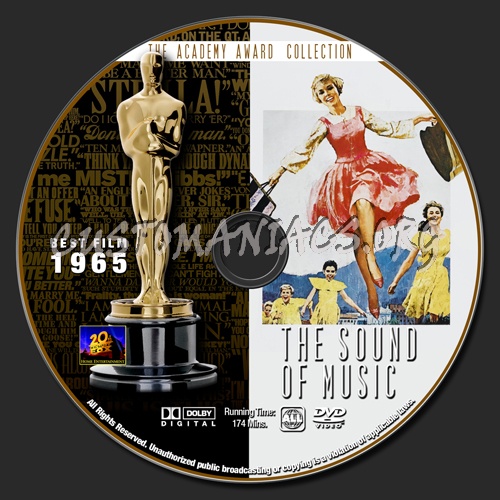 Academy Awards Collection - The Sound Of Music dvd label