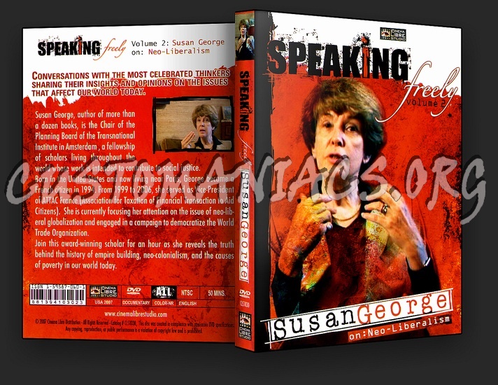 Speaking Freely, Volume 2: Susan George dvd cover