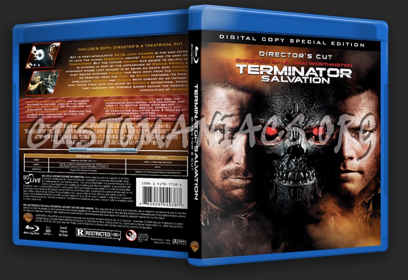 Terminator Salvation blu-ray cover